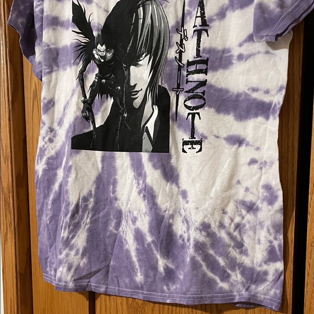 🌺SALE🌺 Urban Outfitters Purple Tie-Dye Death Note Tee - Picture 6 of 9